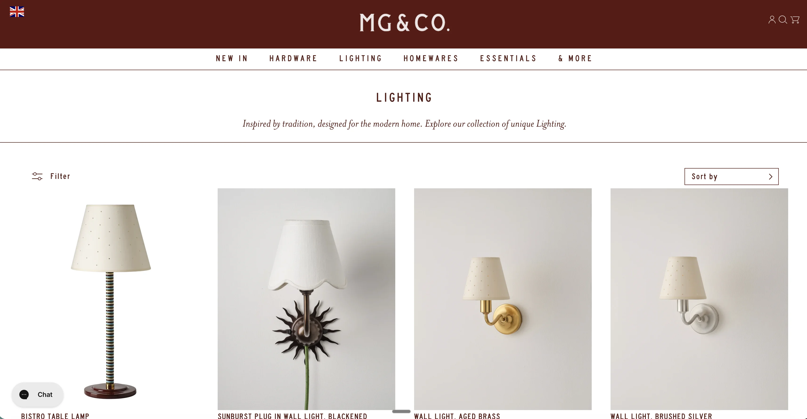 Matilda Goad & Co website screenshot
